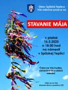 Stavanie mája v obci 1